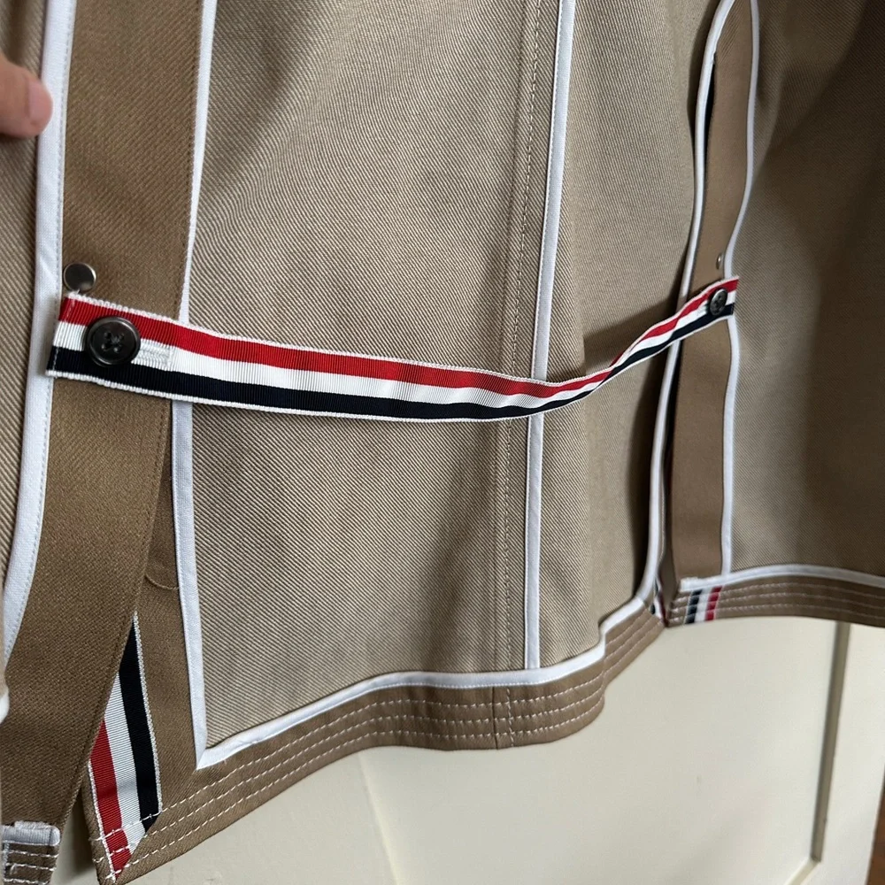 Thom Browne Tan Trench Coat - Picture 12 of 15